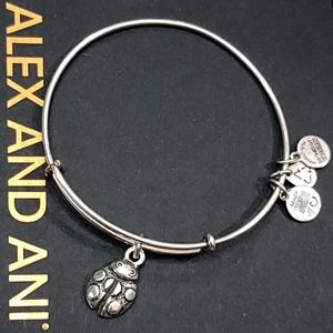 Alex and Ani Ladybug Charm Bangle Bracelet